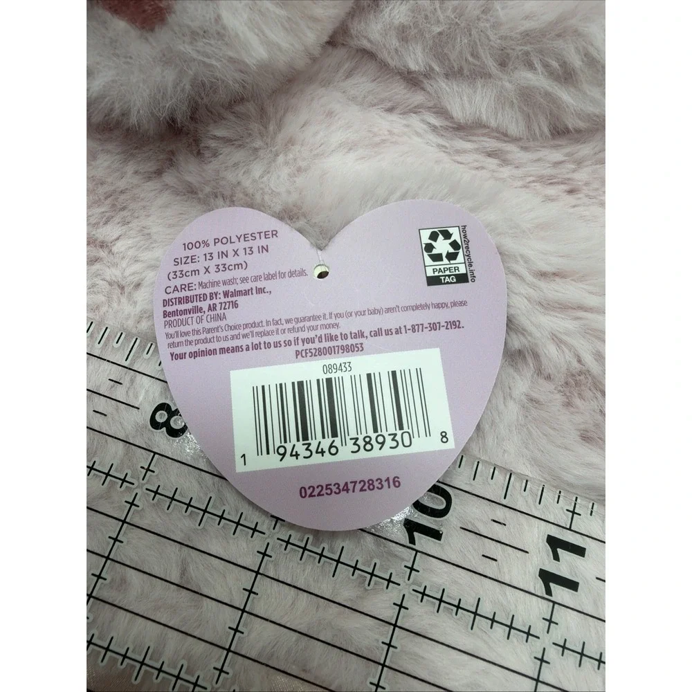 Parents Choice Baby Blanket Bunny Rabbit Lovey Pink